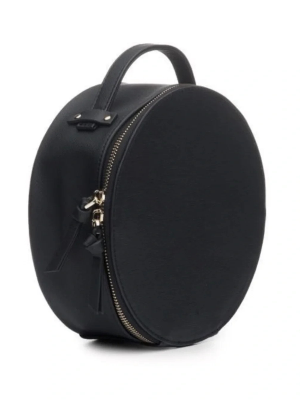 Hudson + Bleecker Preto Nomad Black Round Travel Kit Case